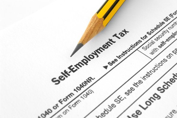 A Self-Employment Tax form.