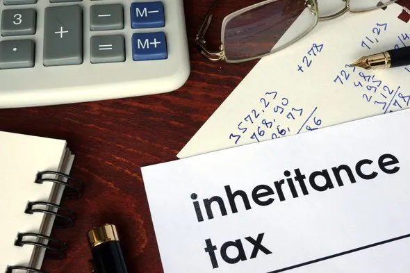 A form reading "inheritance tax."