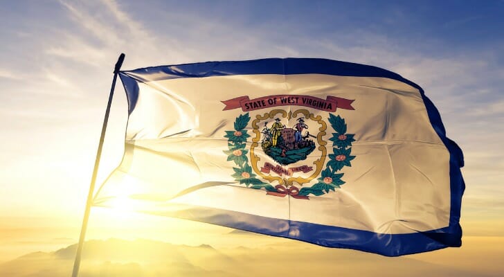 The West Virginia state flag.
