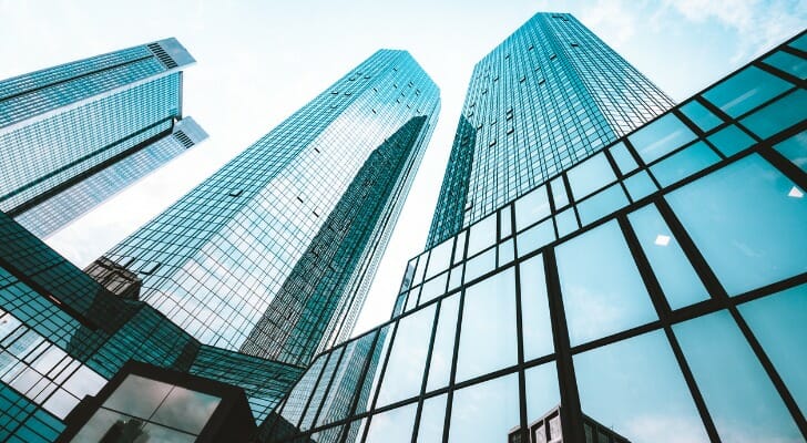 An image of city skyscrapers.