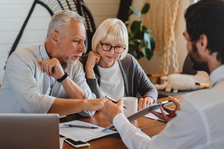A senior couple deciding on pivoting to Roth contributions.